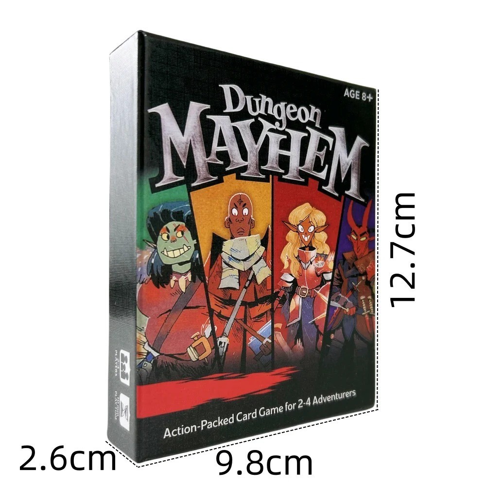 Share Dungeon Mayhem Board Game Cards Monster Madness Card English Toy Gift