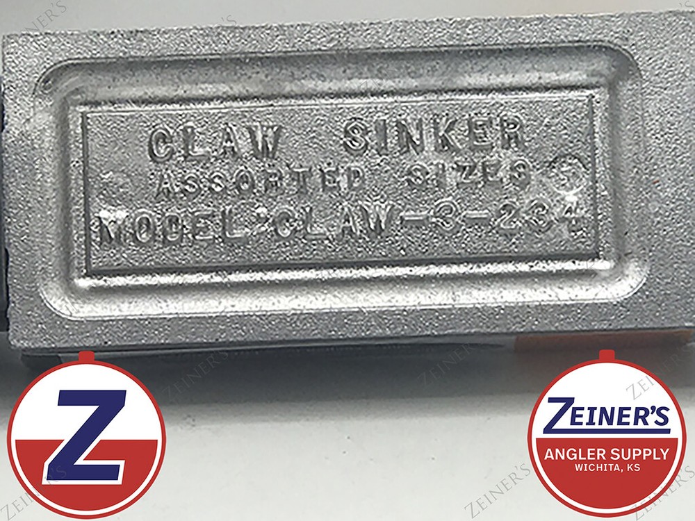3275 New Do It Claw Sinker Mold 3 Sizes 2, 3, 4 oz