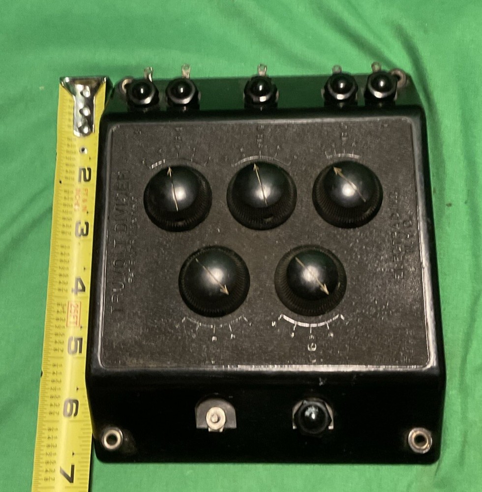 Vintage ELECTRAD .INC - TRUVOLT DIVIDER- PATENTS PENDING UNTESTED
