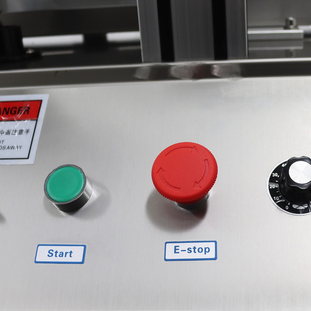 110V Automatic Desktop Chain Conveyor Table Capping Machine Φ2.63"-4" Bottle Cap