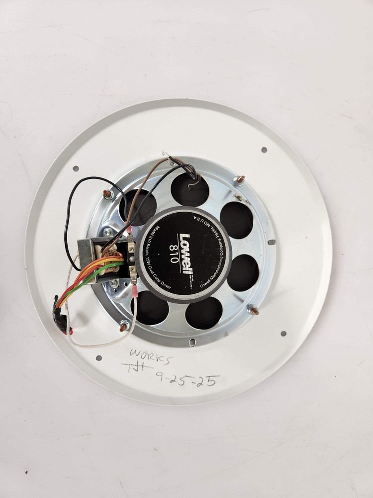 Lowell 810 8" Ceiling Speaker