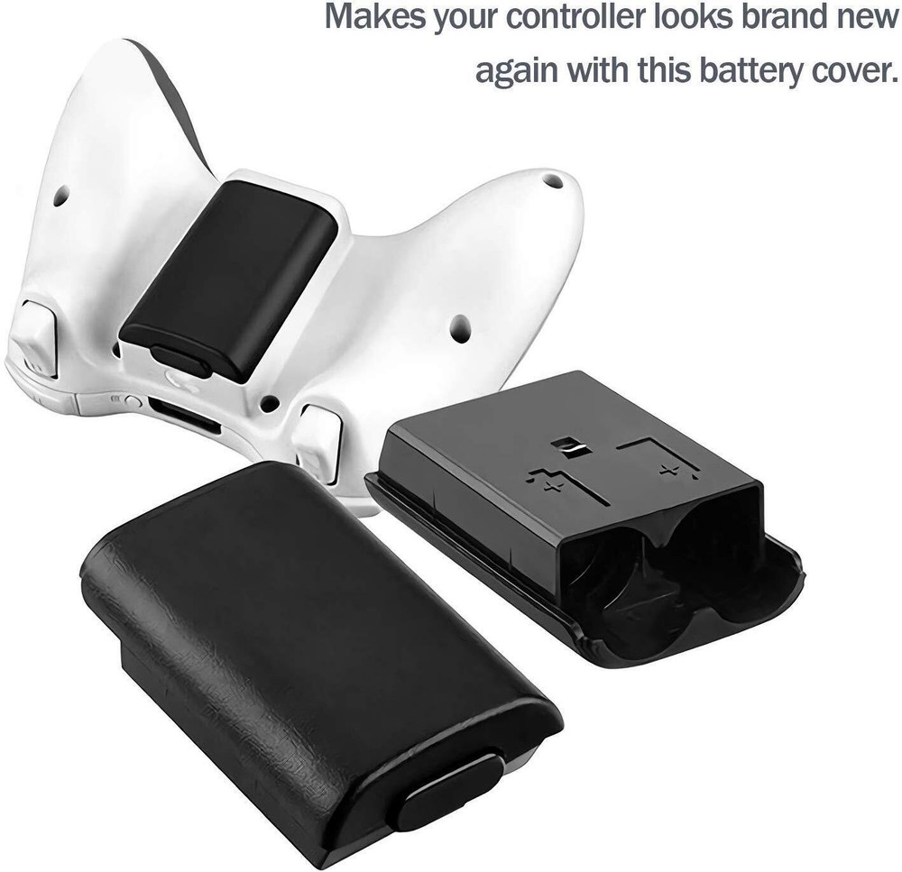 10-Pack AA Battery Back Cover Case Shell Pack For Xbox 360 Wireless Controller