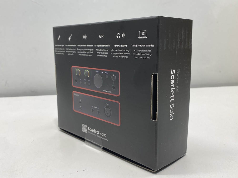 Focusrite Audio Interface Scarlett (4th Generation) Solo USB