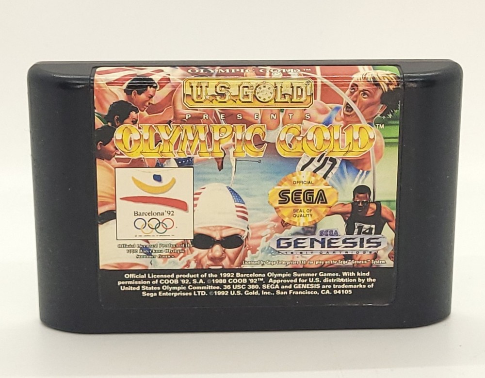 Olympic Gold Sega Genesis 1992 Case Only No Manual Untested