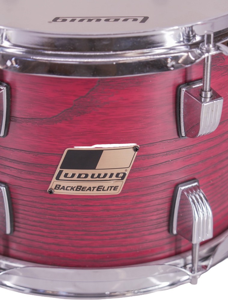 Ludwig BackBeat Elite 10x7 Rack Tom Drum Ruby Grain