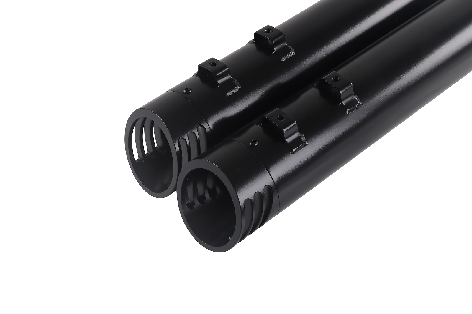 SHARKROAD Slip on Mufflers for Harley All Trike Models, Nice Black Style