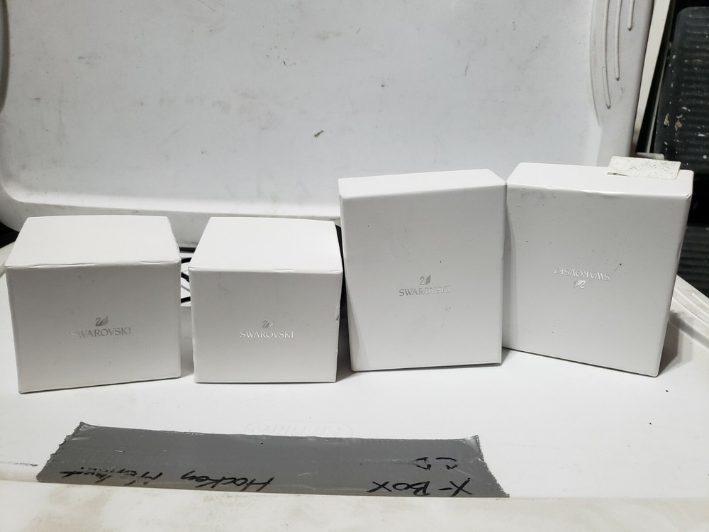 Set 2 SWAROVSKI Mini Bluetooth SPEAKERS +2 earplug Pre-owned w/original boxes
