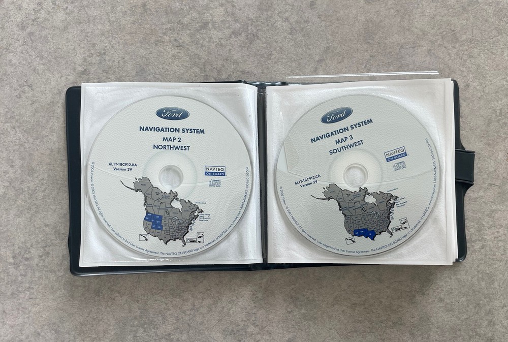 2004-2006 Ford Expedition Navigation Cd set Ak/canada