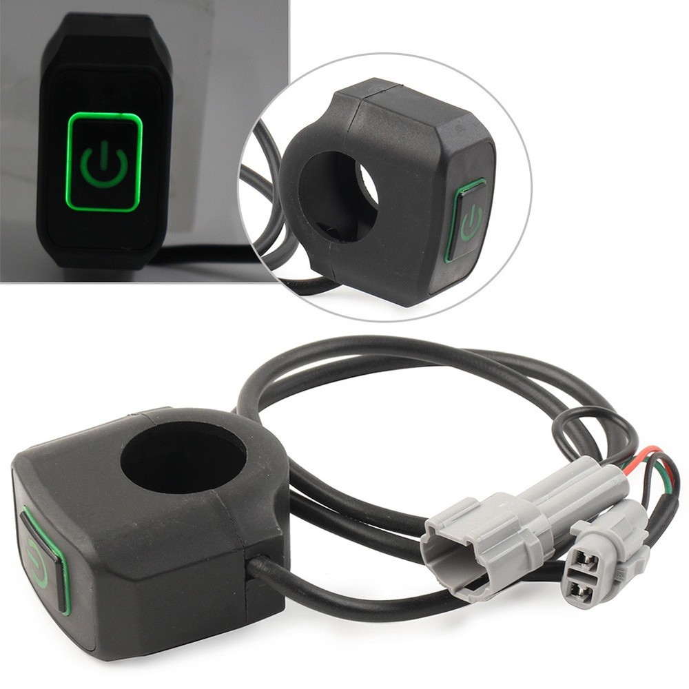 Plug-Play Headlight On/Off Switch Knob Switch Round Plug for Sur Ron
