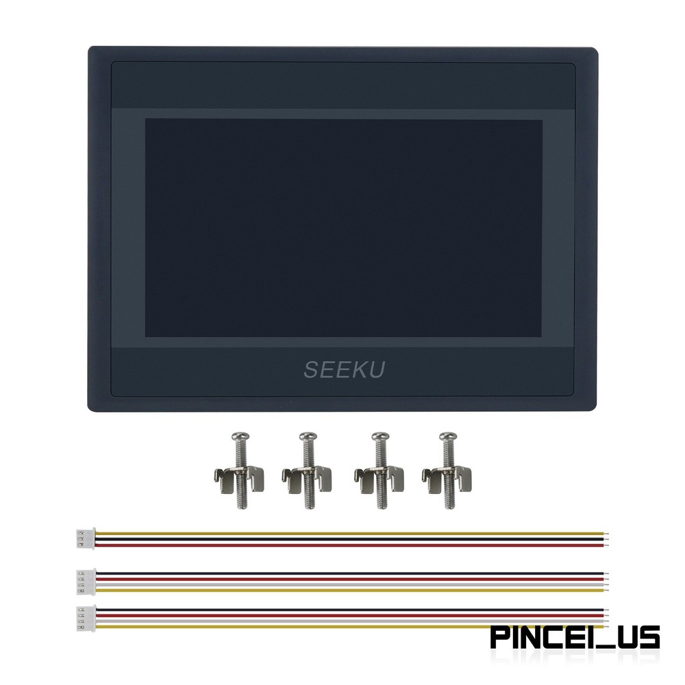 SEEKU WS7020R 2-in-1 PLC HMI Programmable Logic Controller (Relay Output) & 7"