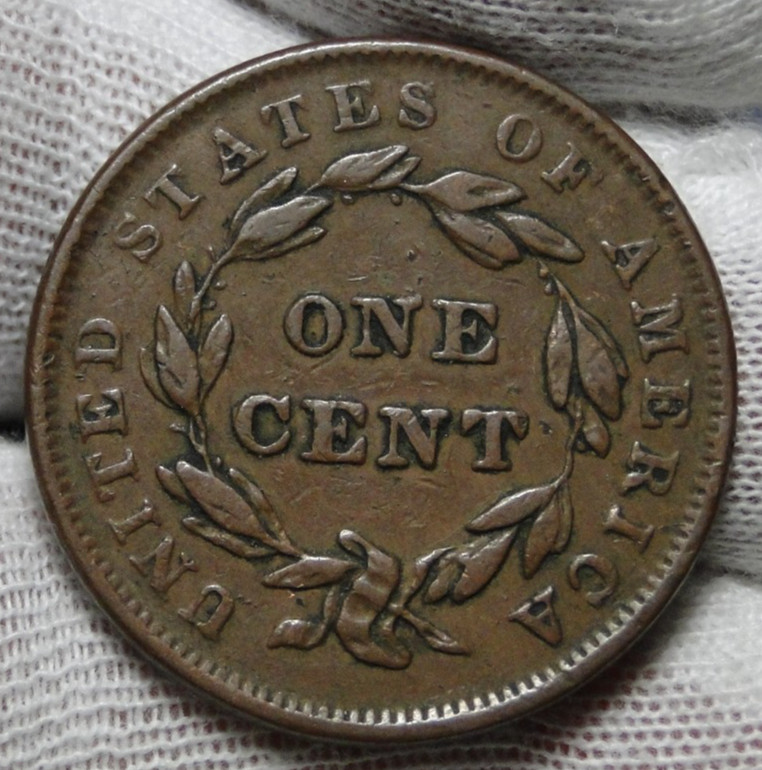 1839 Silly Head Large Cent