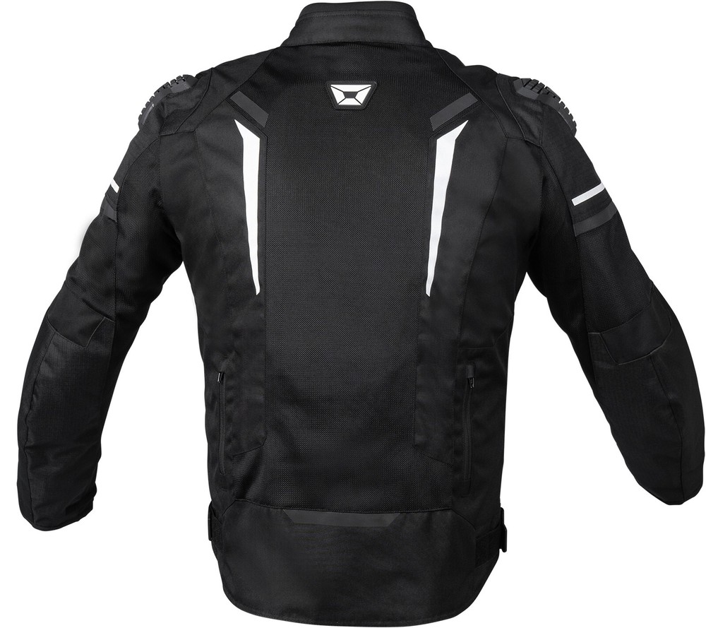 Cortech Hyper-Flo Air 2.0 Mens Textile Motorcycle Jacket Black/White