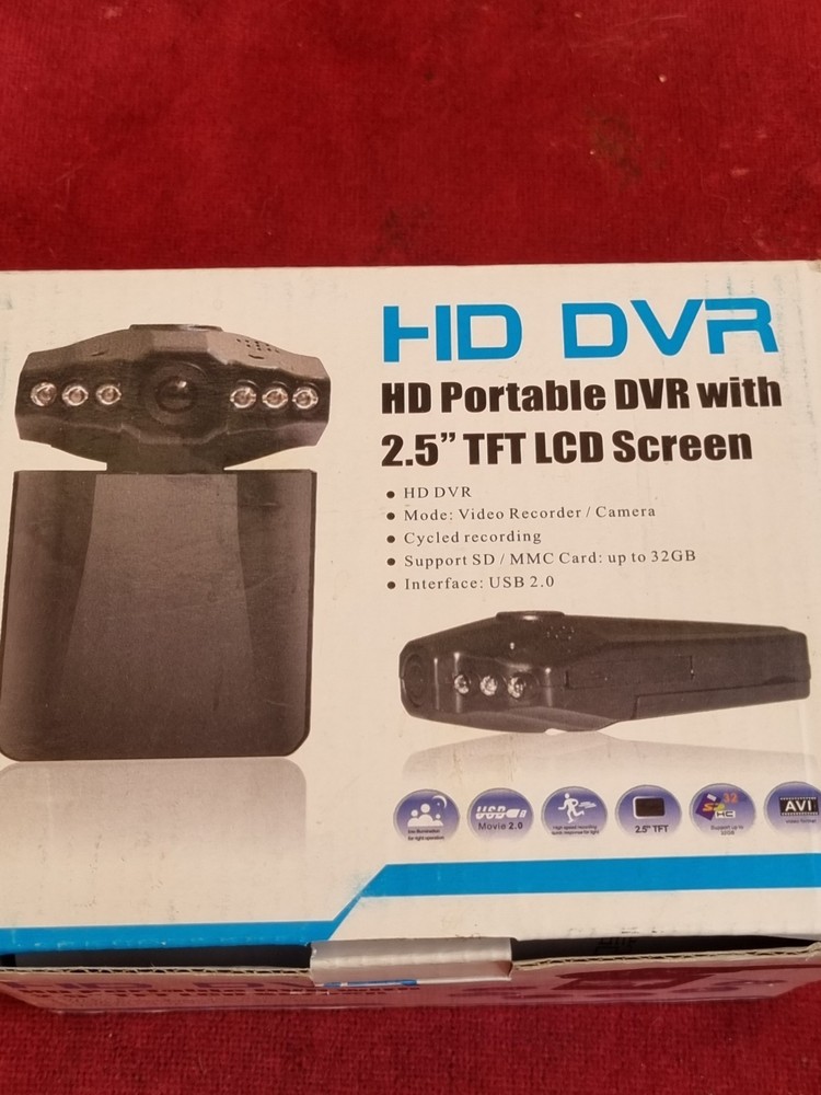 HD DVR Portable DVR With 2.5" TFT LCD Screen