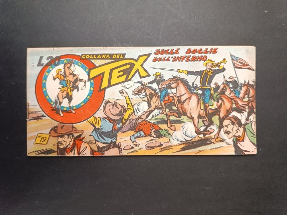 comic strip FOURTH SERIES TEX n 12 - 1952 - Thresholds hell - and bold