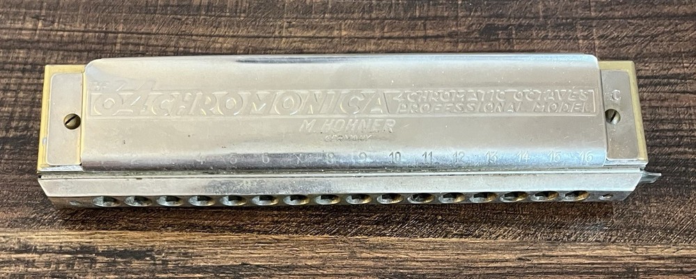 Hohner 64 Chromonica Harmonica Professional Model With Case