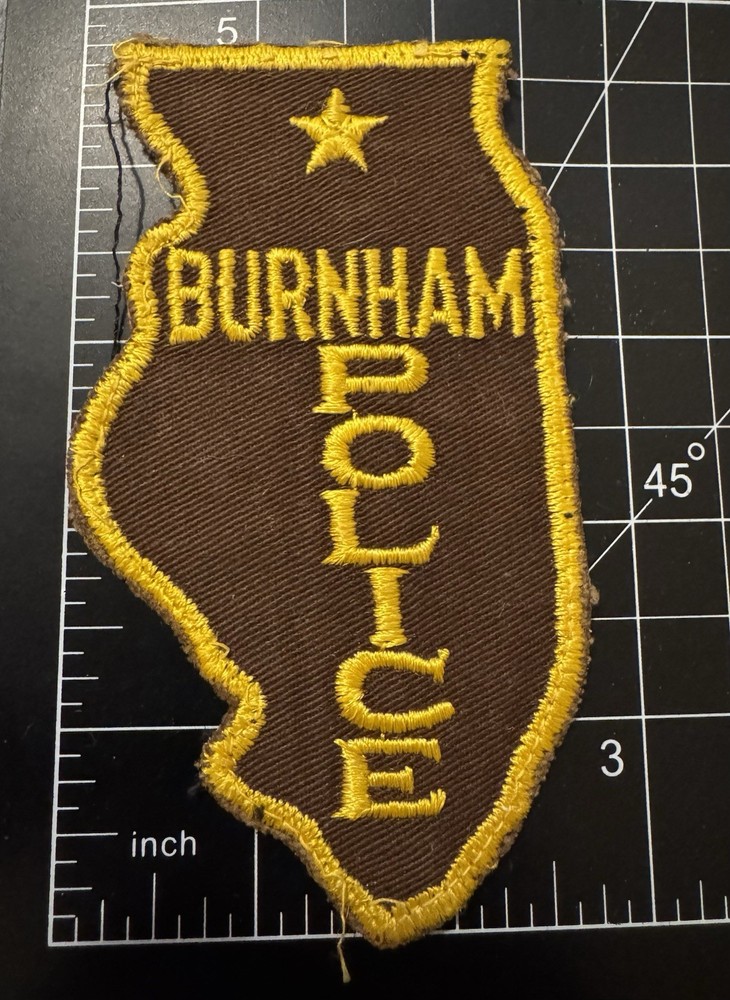 Historic Burnham Illinois Cheesecloth Patch - 1st Issue?