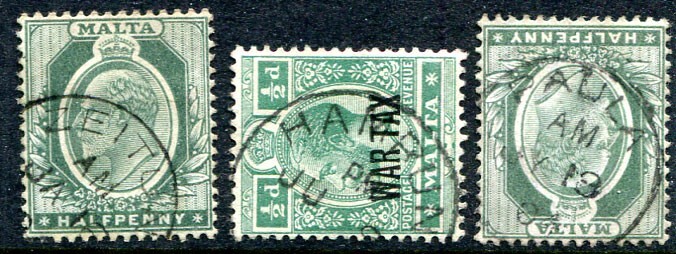 MALTA (18511) postmark/cancels