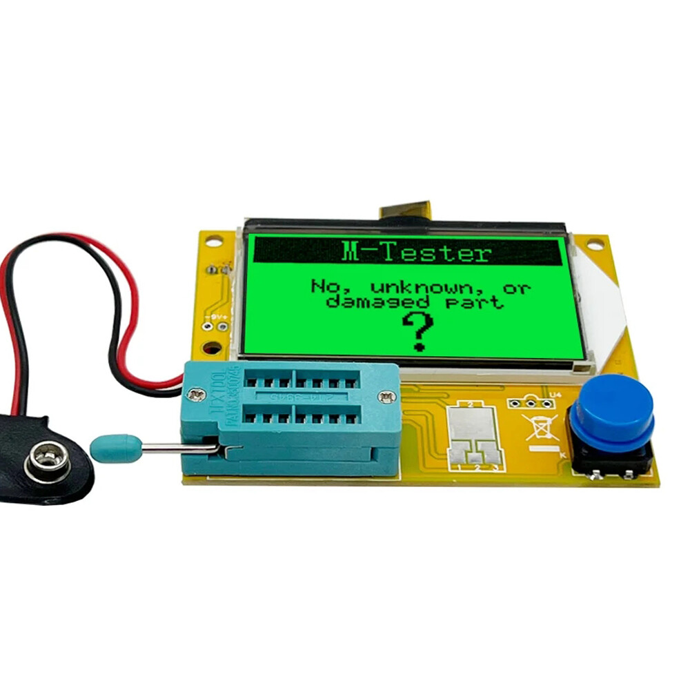 Digital Component Tester Transistor Resistor Inductor Diode Capacitor ESR Meter