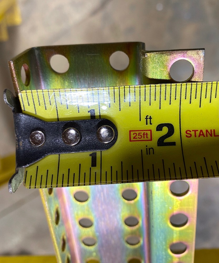 2 - MOUNTING RACK RAILS USED CONDITION 78.75” LONG