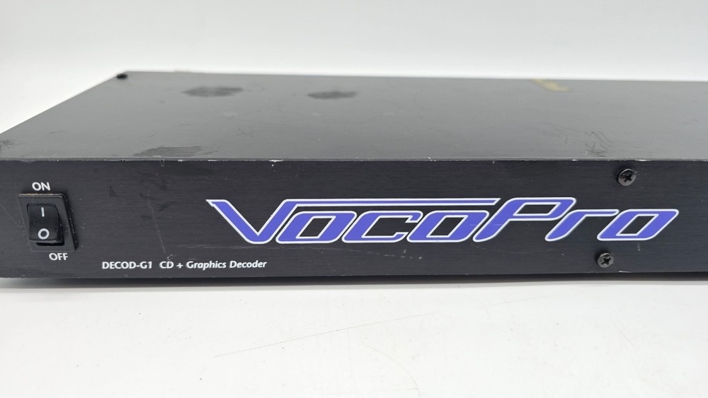 VOCOPRO DECODE G-1 CD Graphics Decoder Karaoke CD Decoder Tested & Working