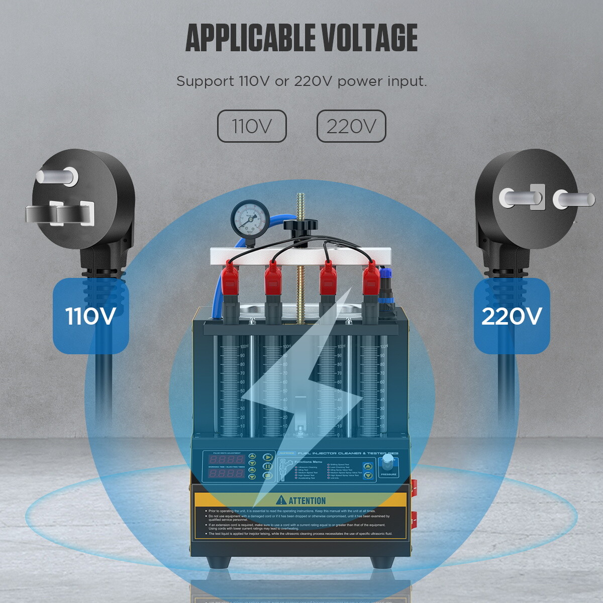 AUTOOL CT160 Car Ultrasonic Fuel Injector Cleaner&Tester Machine Upgrade CT150