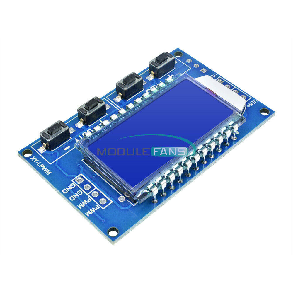 Signal Generator PWM Pulse Frequency Duty Cycle Adjustable Module LCD Display