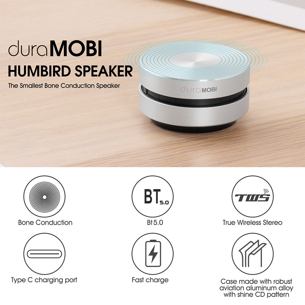 Bone Conduction Stereo Speaker Portable Compact L4V7