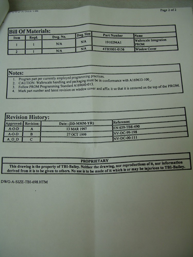 ABB / TBI Bailey - Microprocessor PCB Display Board ~ 4TB5203-04 ~ Sealed NOS