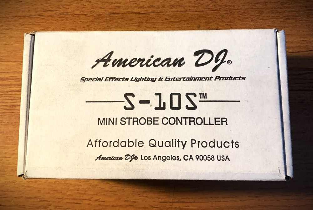 AMERICAN DJ S-10S Mini Strobe Controller (NOS) (NIB) !