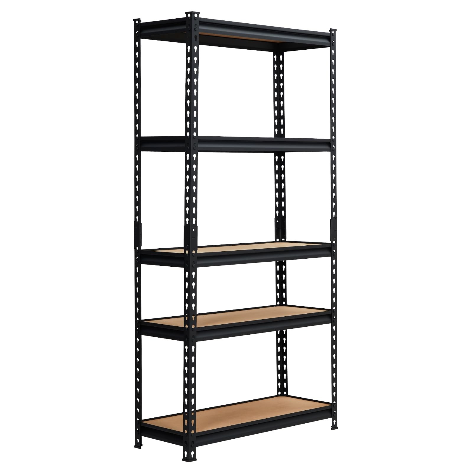 5-Tier Metal Shelving Unit ,Adjustable Heavy Duty Storage Shelves Utility Rack