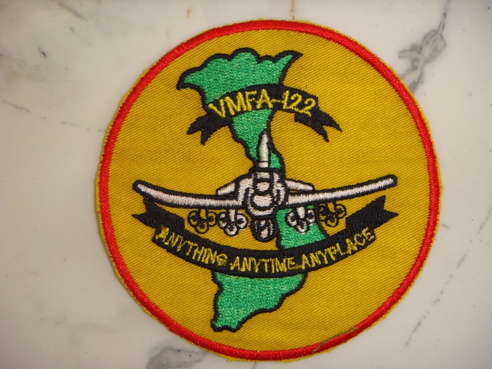 USMC MARINES FIGHTER ATTACK SQUADRON VMFA-122, VIETNAM WAR PATCH