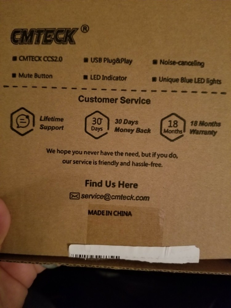 USB Conference Microphone, CM001 Desktop Computer Mic, Mute Button with LED...