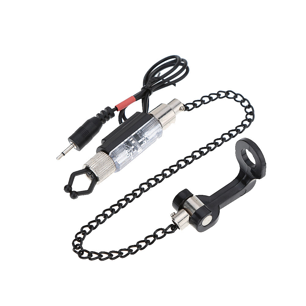 Fishing Bite Hanger Illuminated Indicator Red H4C5