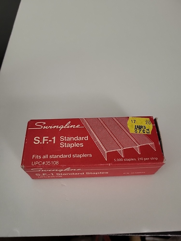 Swingline SF 1 Staples Open Box