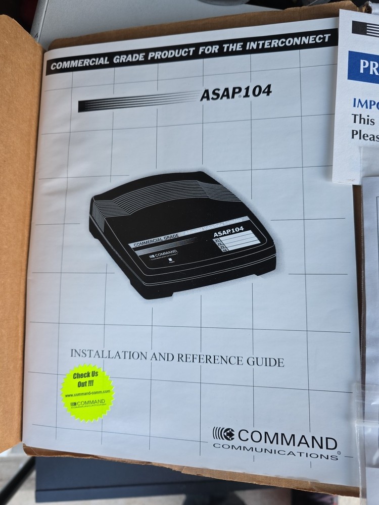 NIB Command Communications Asap104 4-Port Advanced Voice/Data Switcher