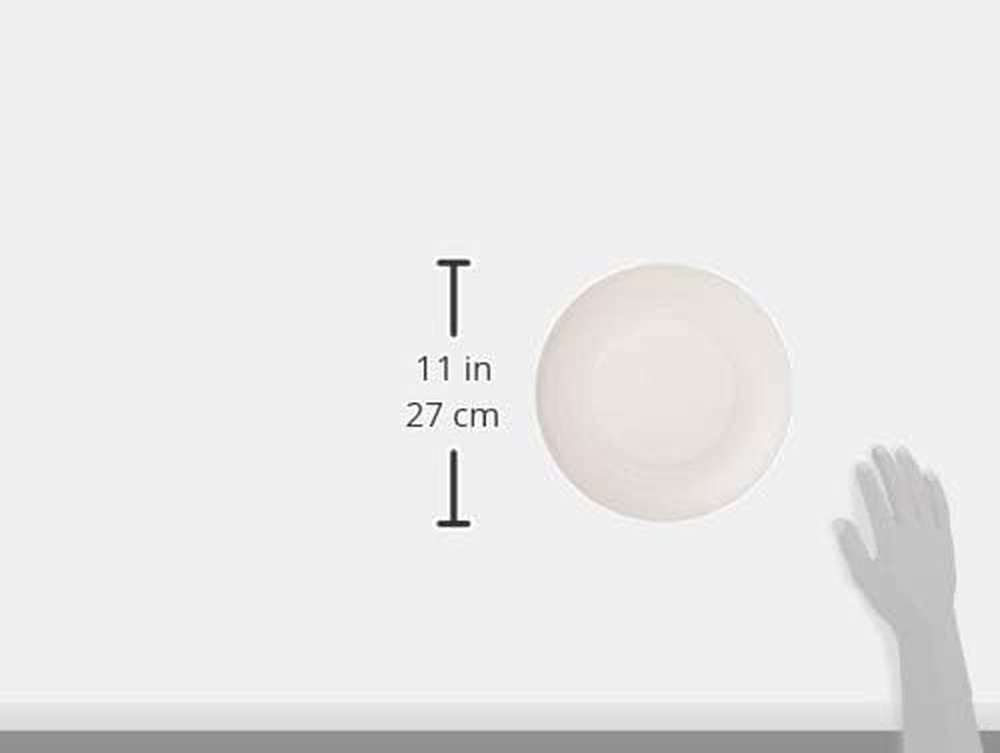 Nordic Ware Polypropylene Plates Microwave Serveware, 10", White