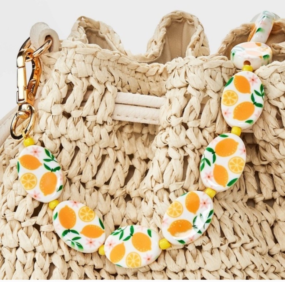 Universal Thread Mixed Lemon Beaded 9.8 Inch HandbagStrap