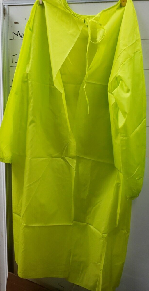 Neon polyester surgical capes