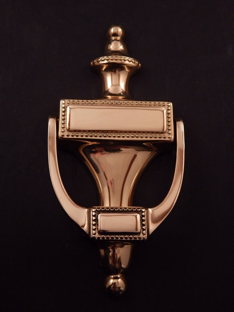8" Solid Brass Door Knocker From National Hardware N215913