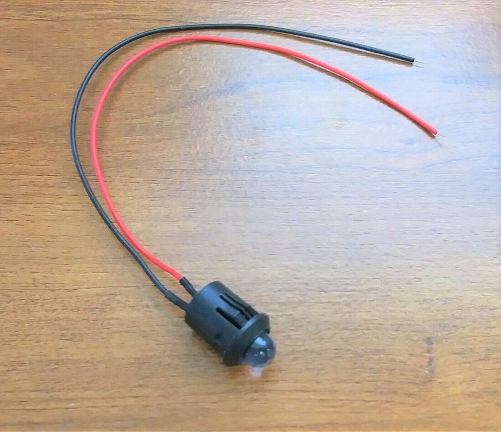 DC BBT Bright 12 volt Blue LED 1/2" Snap-In RV Indicator Light