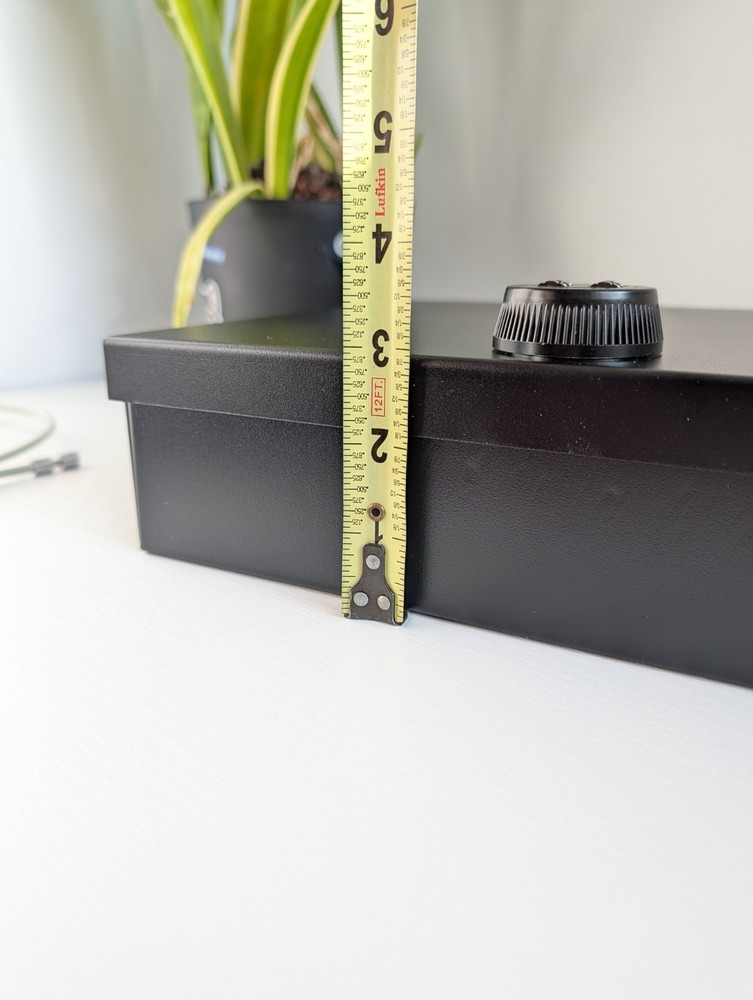 Small Portable Safe Box w/ Combination Lock & Steel Security Cable.