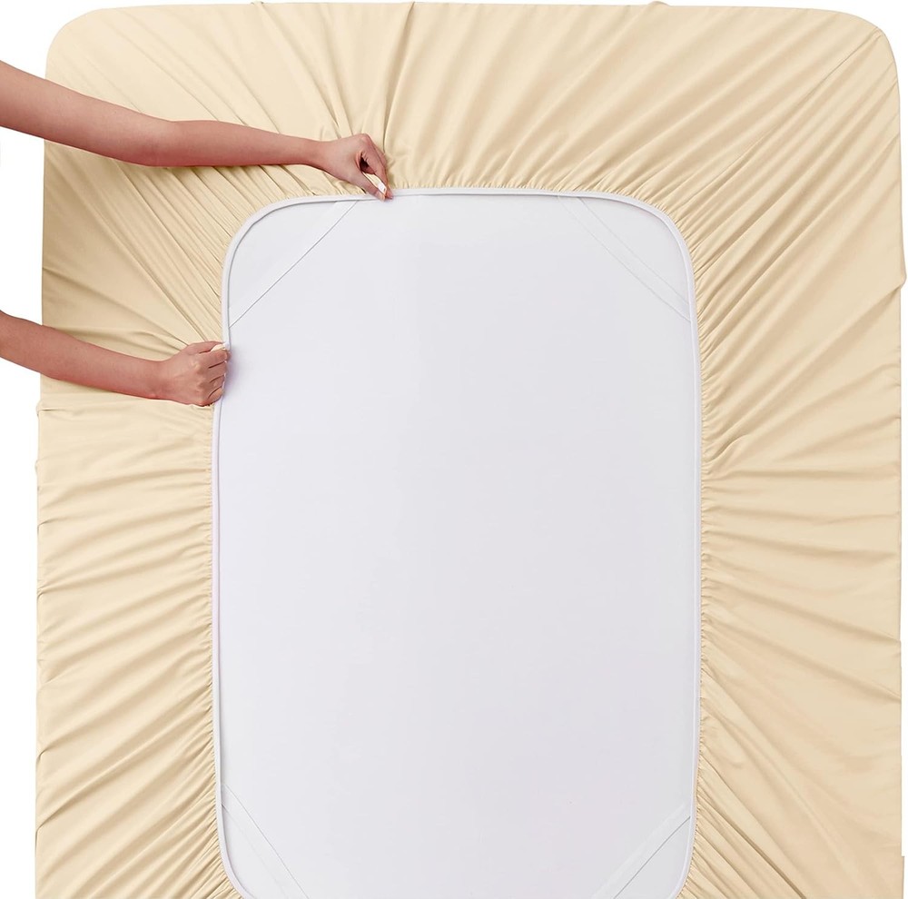 Extra Deep Pocket Queen Size Sheet Set -1800 Thread Count Sheets and Pillowcases