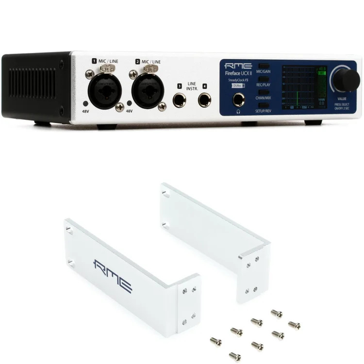 RME Fireface UCX II USB Audio Interface and Rackmount Kit