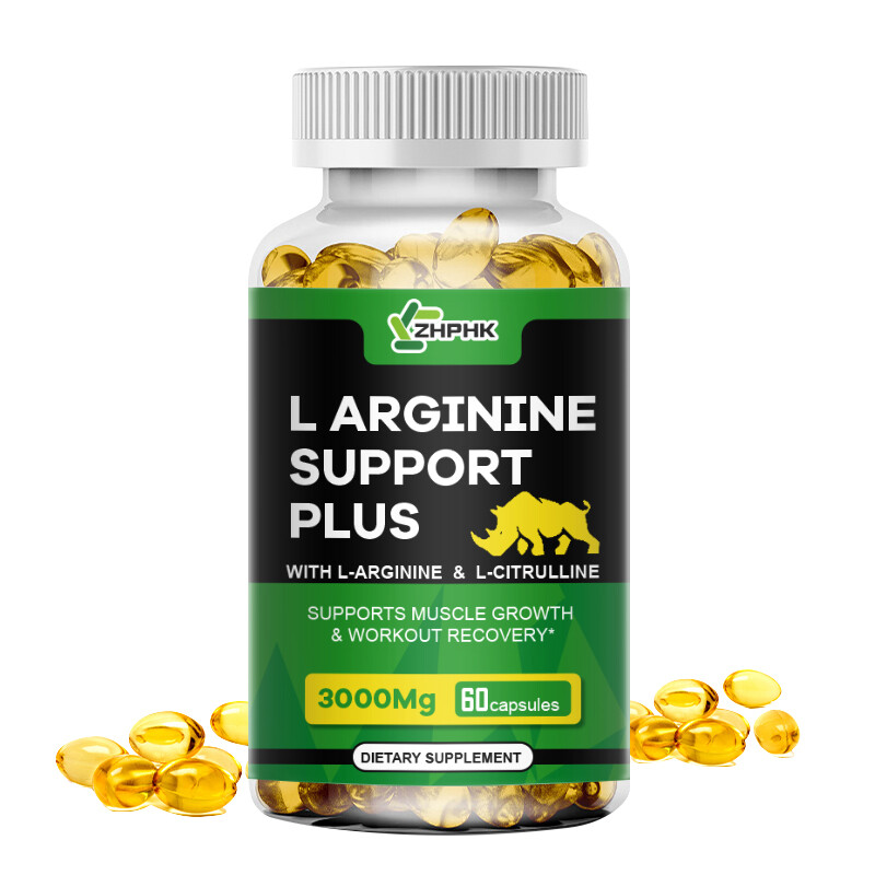 L-Arginine 3000mg, Extra Strength Nitric Oxide & Circulation Boost, ED Support