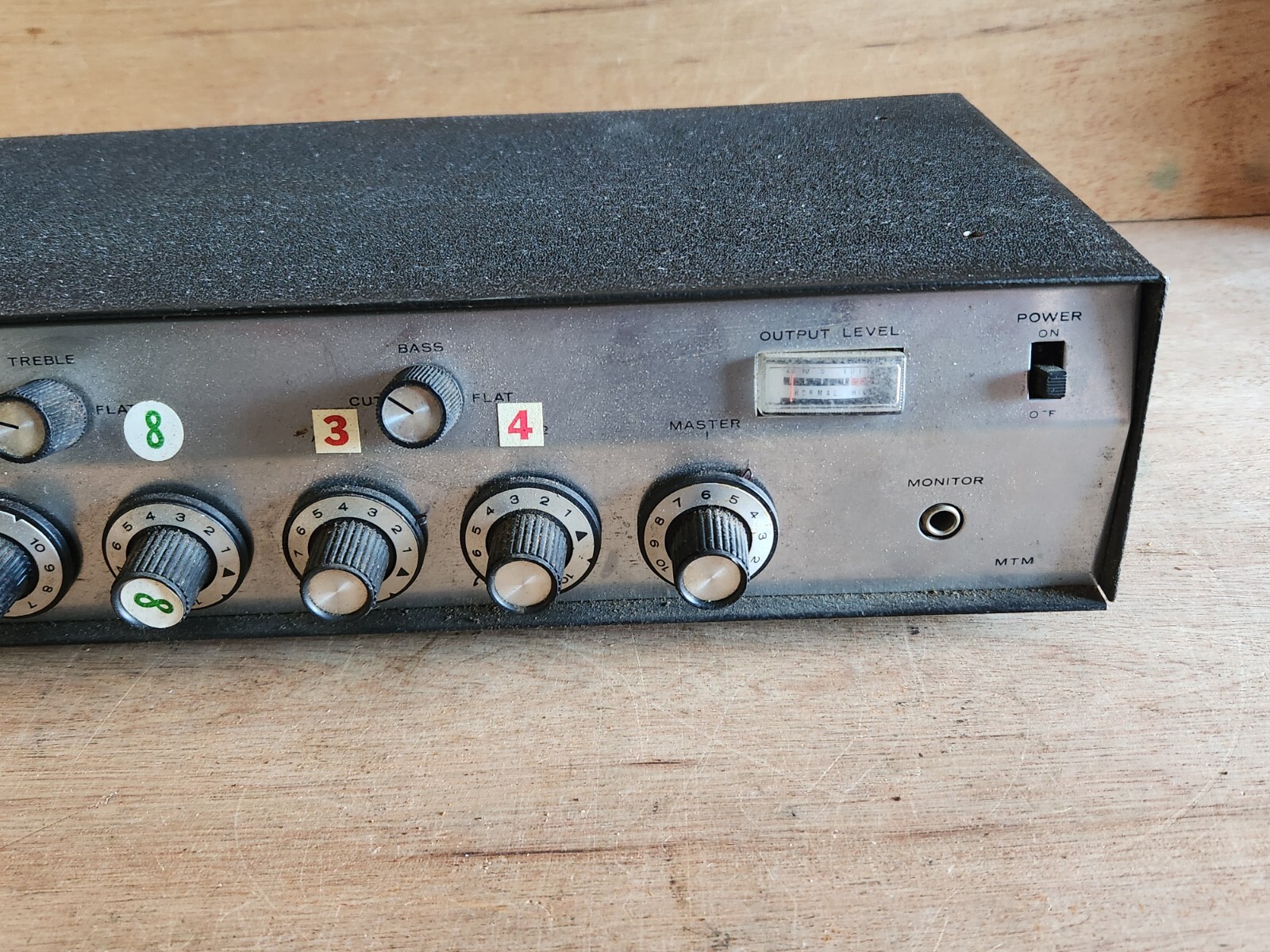 Bogen MTM Transistor Mixer Preamplifier Parts Repair A-86 Vintage USA Untested