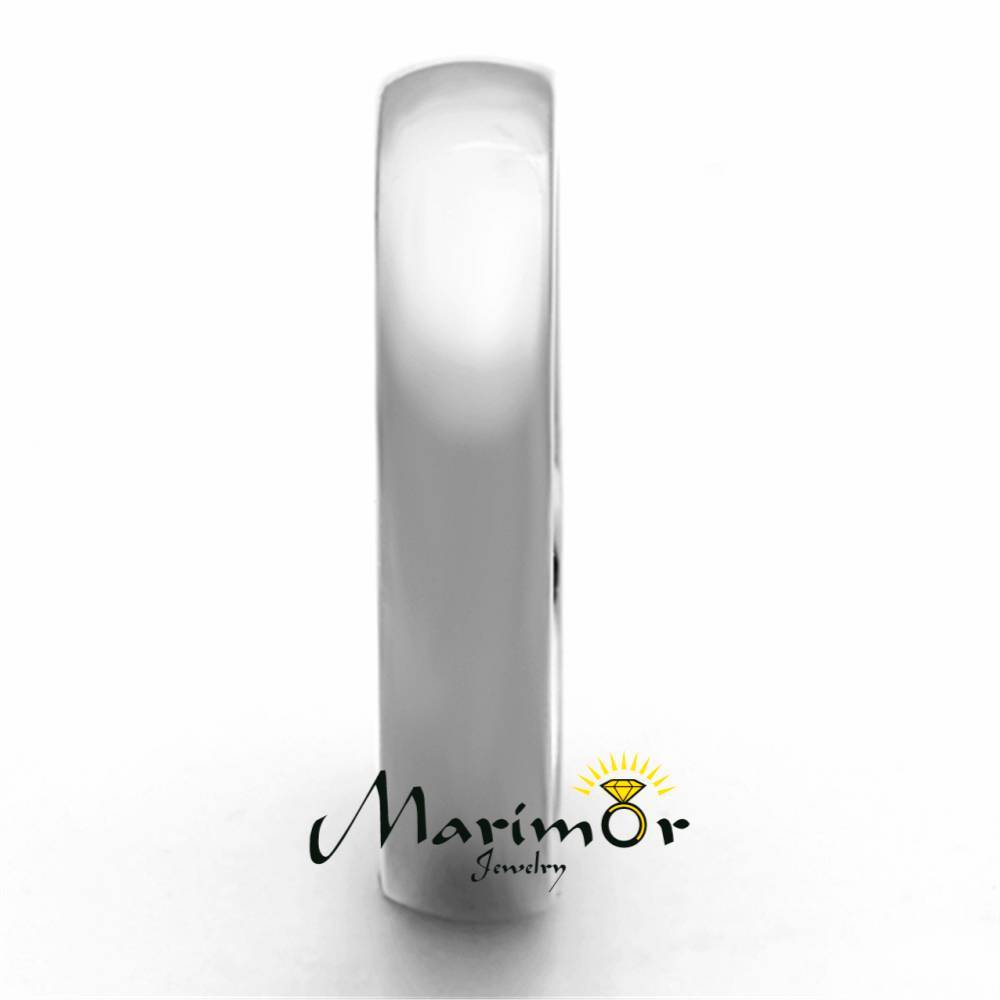 4.4mm CLASSIC STAINLESS STEEL 316, HIGH POLISHED UNISEX WEDDING BAND SIZES 5-13