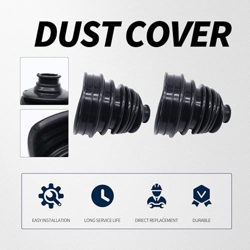 2PCS CV Boot, Waterproof & Dustproof CV Axle Universal Silicone CV Axle Boot