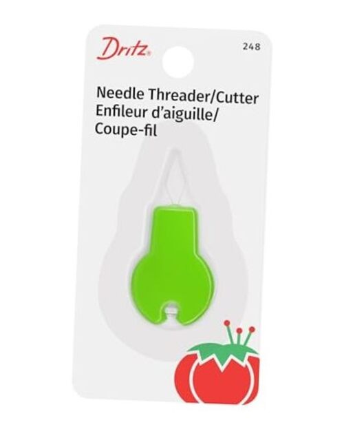 248 Needle Threader & Cutter , Green