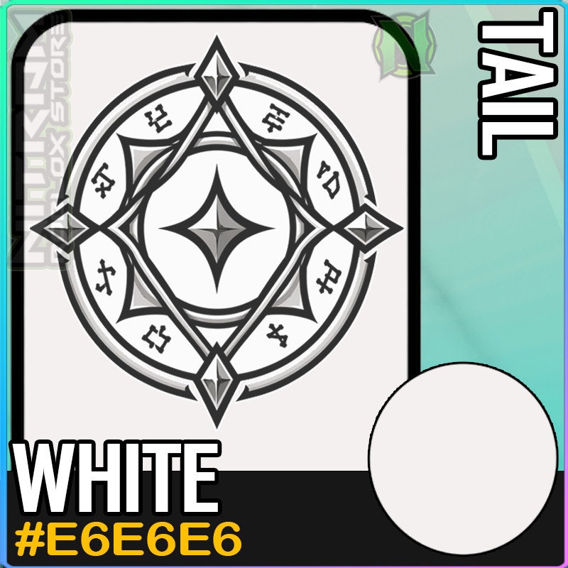 World Zero WZ - COSMETICS - #E6E6E6 (WHITE) - TAIL