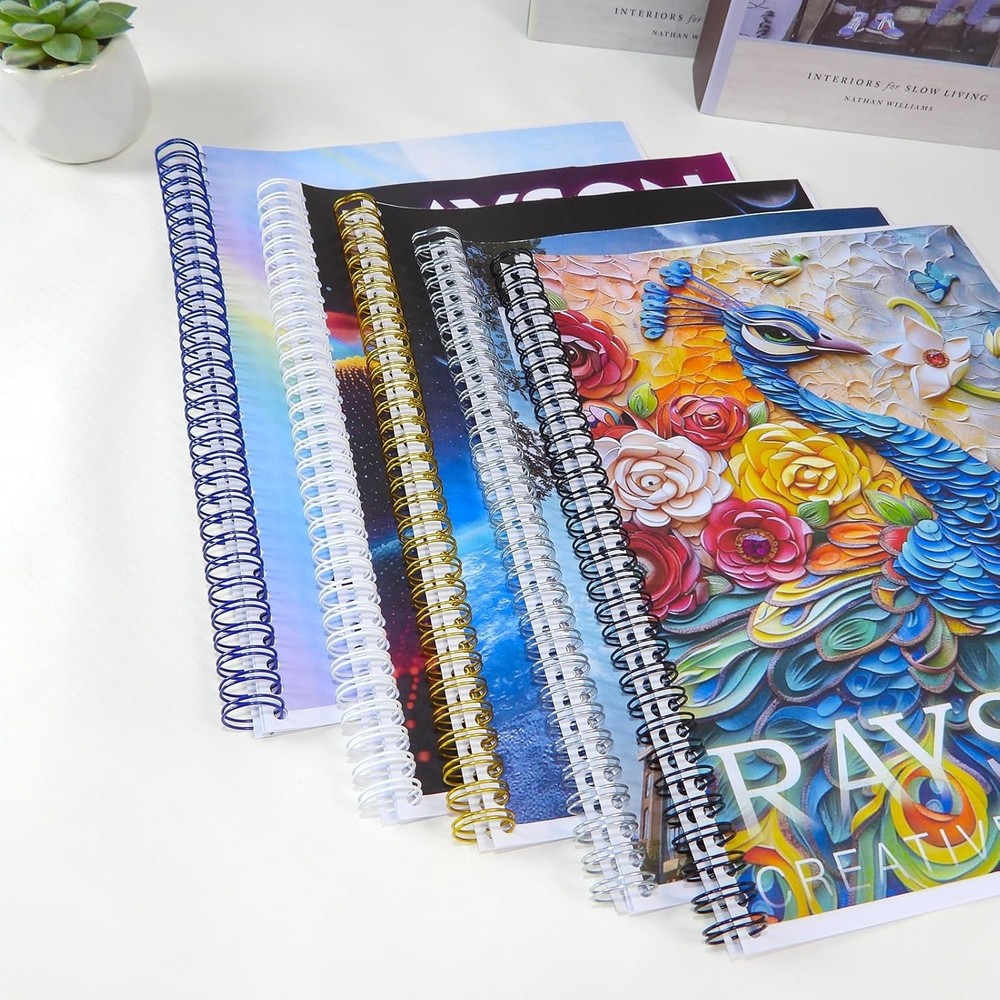 Versatile 3/4 Inch Binding Spines in Multicolor - Perfect for Reports, 50 Pack